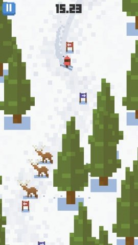 雪人山滑雪安卓游戏图2